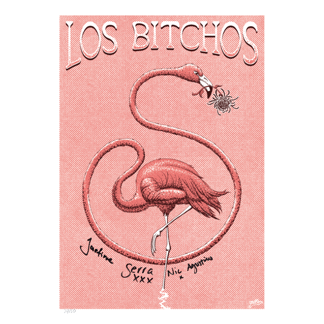 Limited Edition Flamingo Poster (Signed and Hand-Numbered)