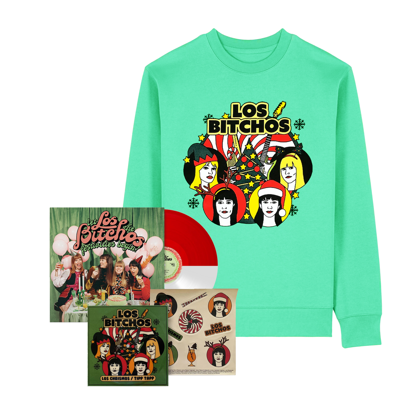 Mint Christmas Jumper and Let the Festivities Begin! LP Bundle